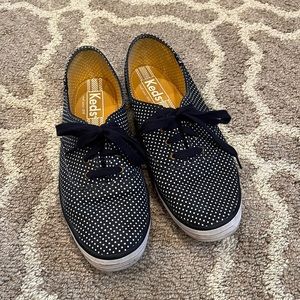 Blue/White Dotted Keds Women’s Size 9